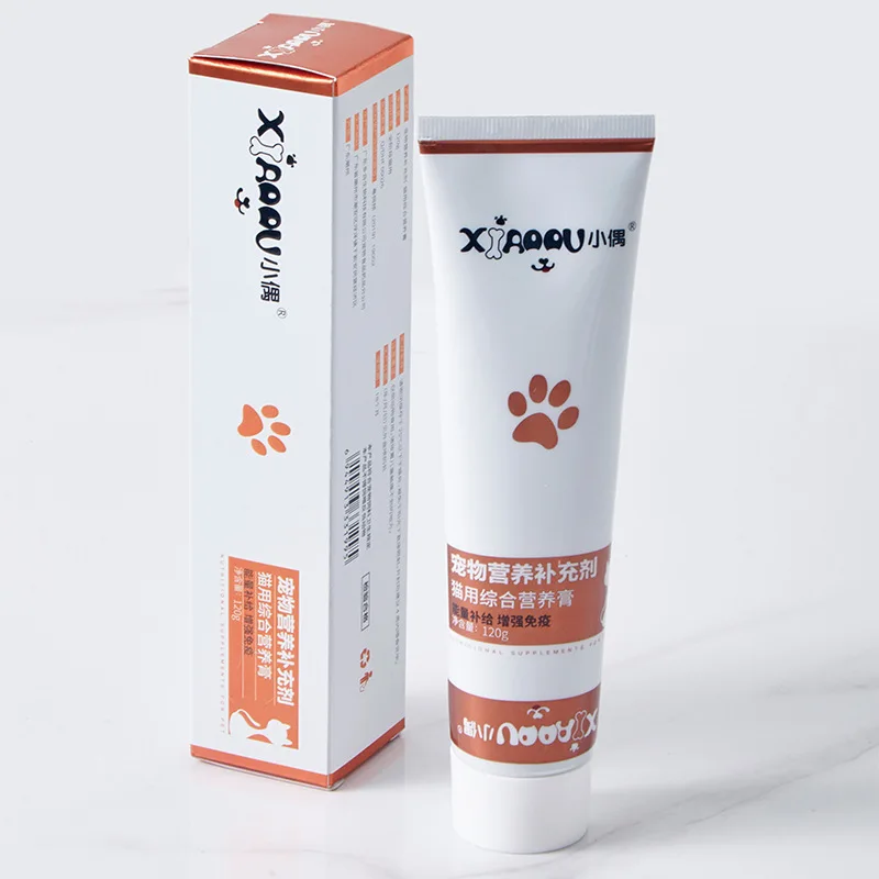 Factory Custom Nutrition Cream 120g For Dogs Cats Puppies Fattening Pets Teddy Pregnant Cats Vitamins Hair cream