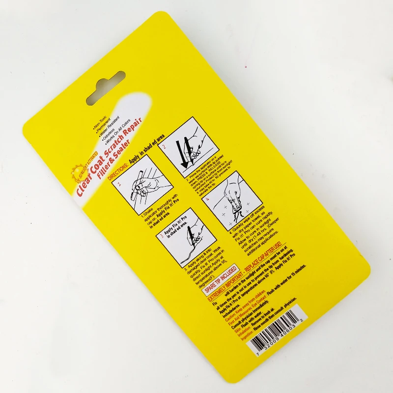 Blister Pack  Auto Car Coat Paint Pen  Scratch Clear Repair Remover FIX IT PRO Paint Marker PEN