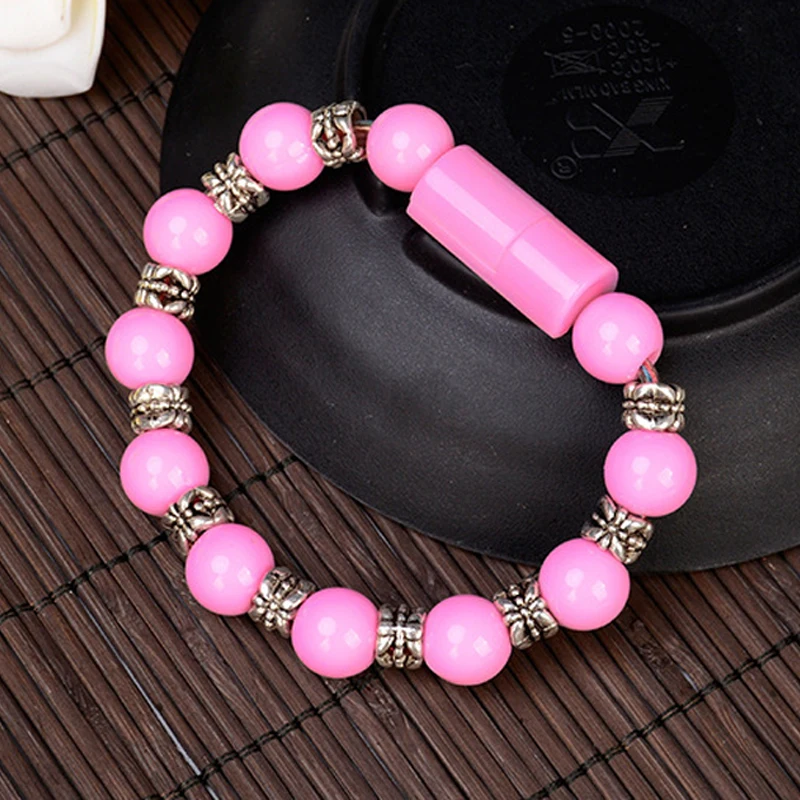 Creative USB Charger Data Sync Cable Bracelet Wrist Band super fast charging usb cable  For Android Type-C iPhone charging cord