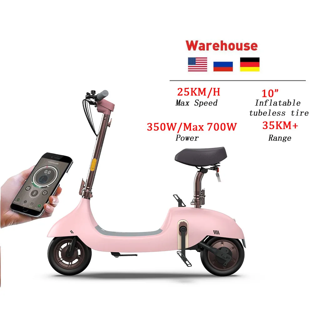 
CE certification approved stylish popular adult waterproof foldable 350w city electric e scooter 