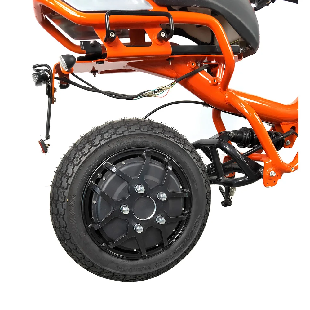 Professional Approvals Rated Out Put Power 3kw Electric Utility Carts Bike Brushless Hub Dc Motor
