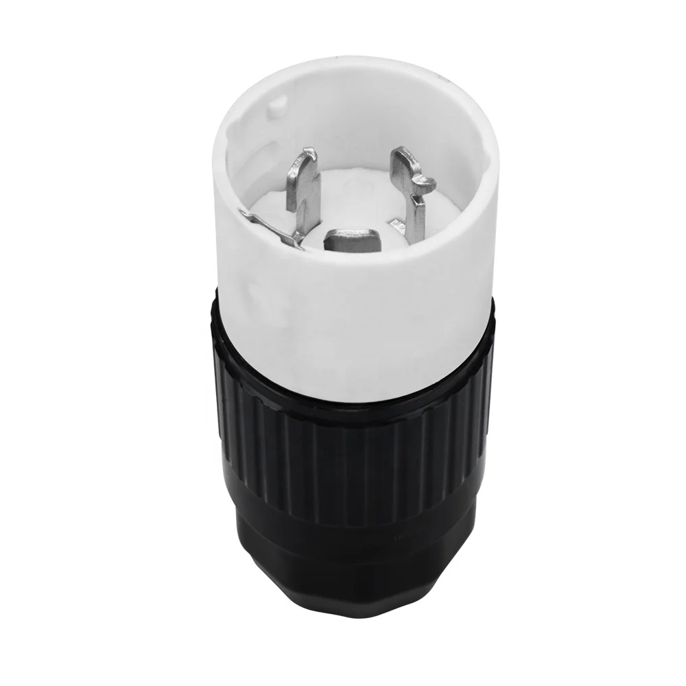 LS9458  RV 50A 125V 250V Generator Connector NEMA SS2-50P Male Locking Power Cord Plug