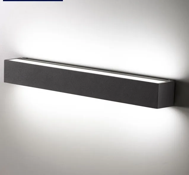 Office Hanging Linear Lighting Fixtures for Art Strip Lamp Modern Simple Upper and Lower Light Emitting