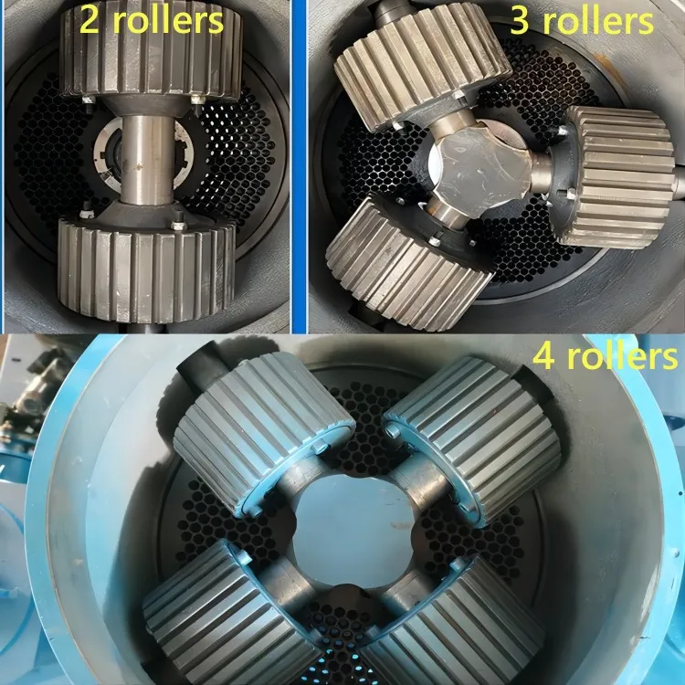 NEWEEK diesel 3 rollers animal feeding stuff corn seeds grain powder flat die animal feed pellet granulation machine