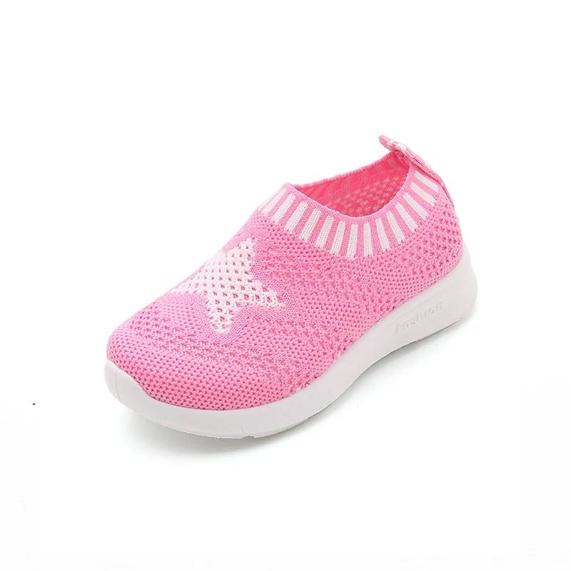 
unisex prewalkers children girls baby mesh sport flat red black toddler footwear babyshoes knit weave boys running casual shoes 