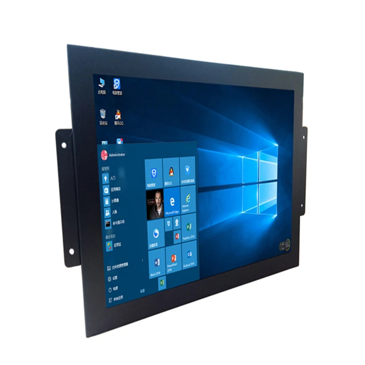 15 ' touch screen monitor raspberry pi metal-cased