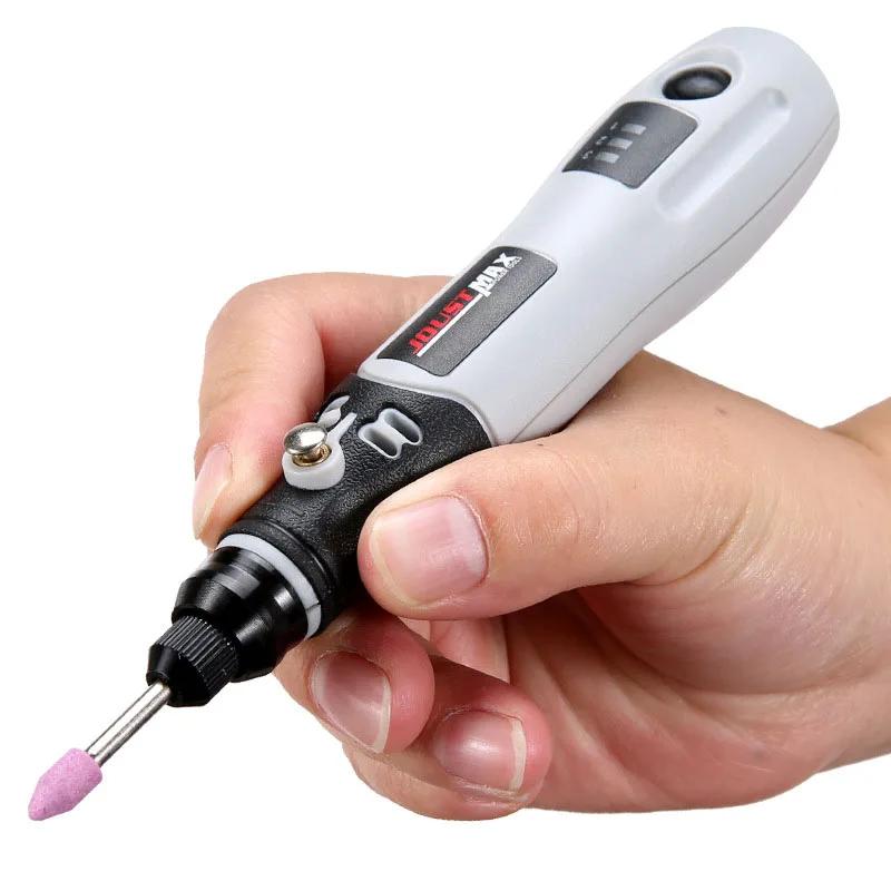 4.2V USB Charging Li-ion Cordless 3mm Mini Engraving Pen Power Polishing Tools Die Kit