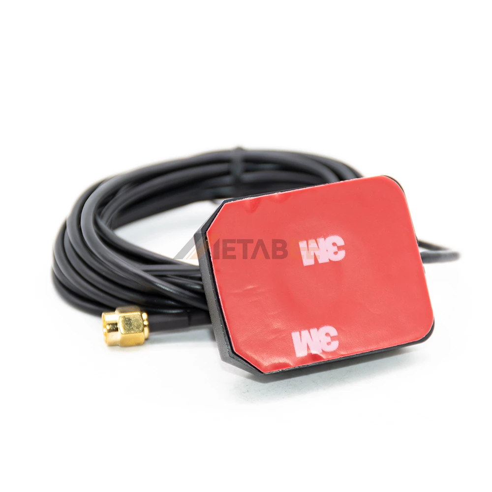 GPS-антенна 1575 42 МГц 1602 ГЛОНАСС активный SMA разъем 25*25*4 мм частота GPS