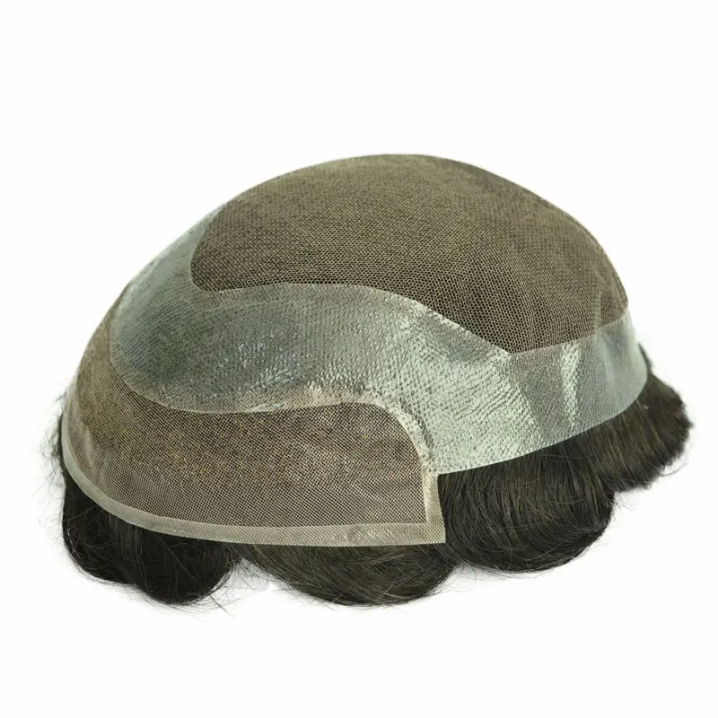 Cheap toupee for men remy natural afro curl hair extension mens toupee swiss 8*10 wig for man