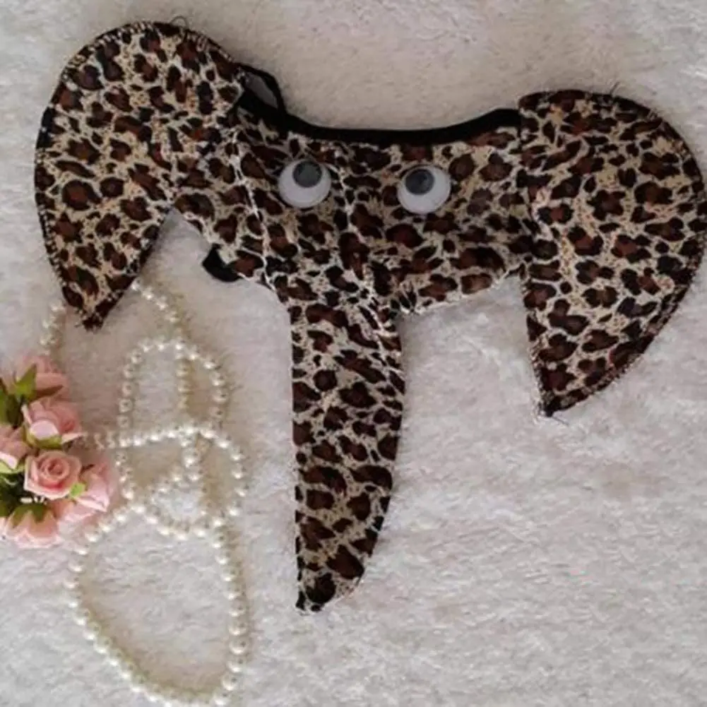 Breathable Mid Waist U Convex Capsule Sexy Elephant Nose Panties Sissy Mens Underwear String Men Underwear Thong Sexy g string