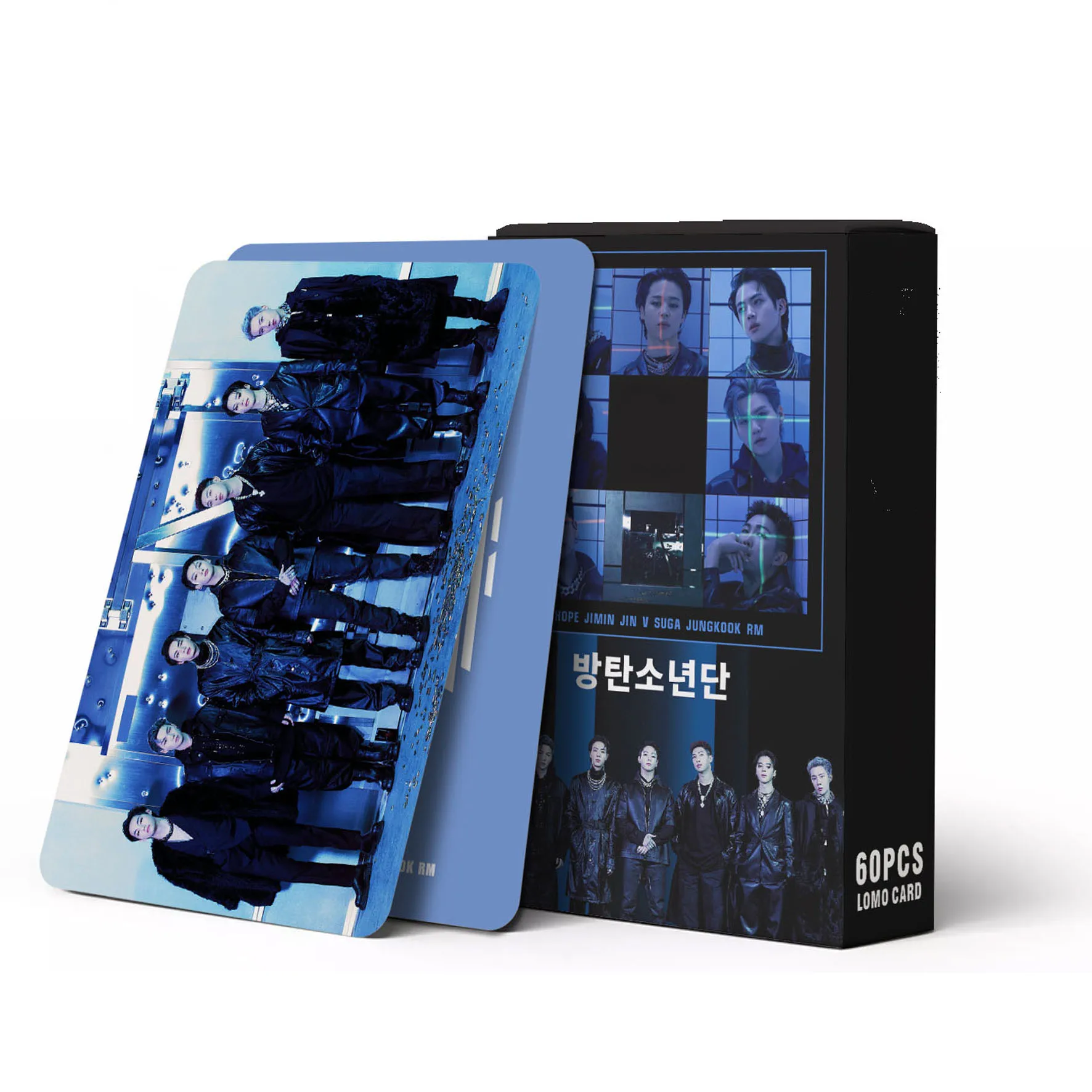 60pcs/box Kpop new album PROOF Bulletproof Boy JK V RM JIMIN Album Lomo Photo Card Thank You Card Paper Crafts Lomo Cards