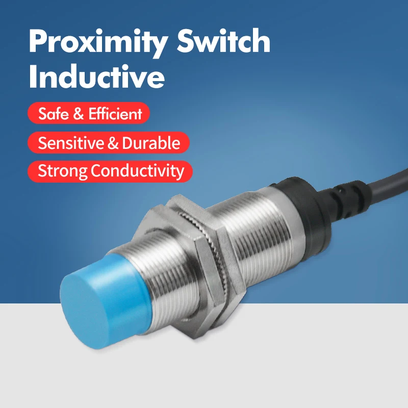 IM18 Proximity Switch Inductive Proximity Sensor Detection Switch NPN/PNP NO NC 1-18mm Detection Distance Metal Sensor Switch