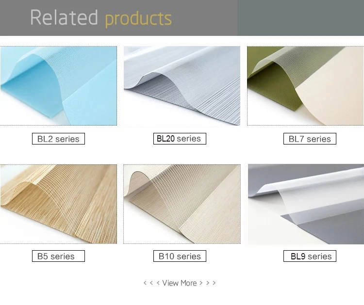 Double-layer light-breathable simple zebra blind fabric