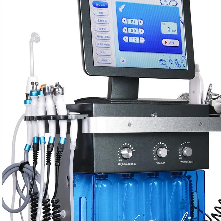 2023 FRM rf ultrasound crystal  aqua peeling jet facial oxygen spa microdermabrasion dermabrasion crystal machine