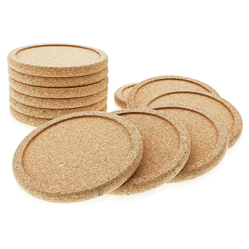 Лидер продаж каботажное судно Корк, резиновая пробковая бутылка для вина, круглые пробковые подставки для напитков вина