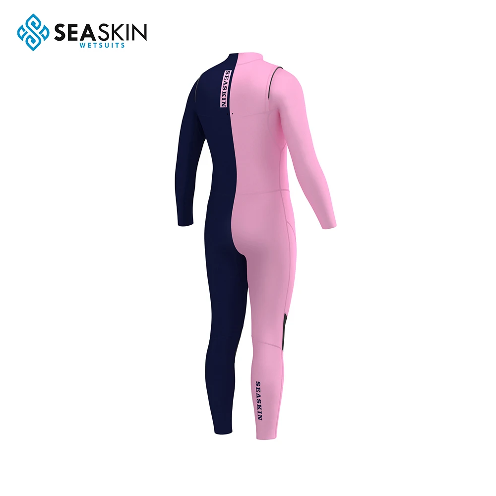 Seaskin 3/2mm Neoprene Chest Zip Wetsuit 2mm Surfing Wetsuit for Mens
