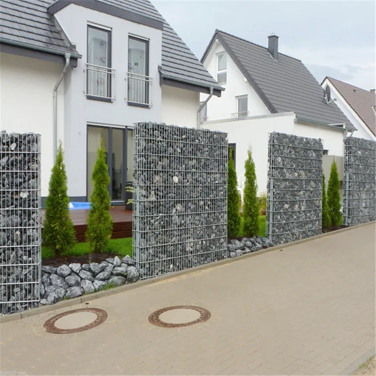 Factory Welded Gabion Wall Box Protection Gabion with Mounting Connections for Gabion Retaining Wall or Nature Fencing