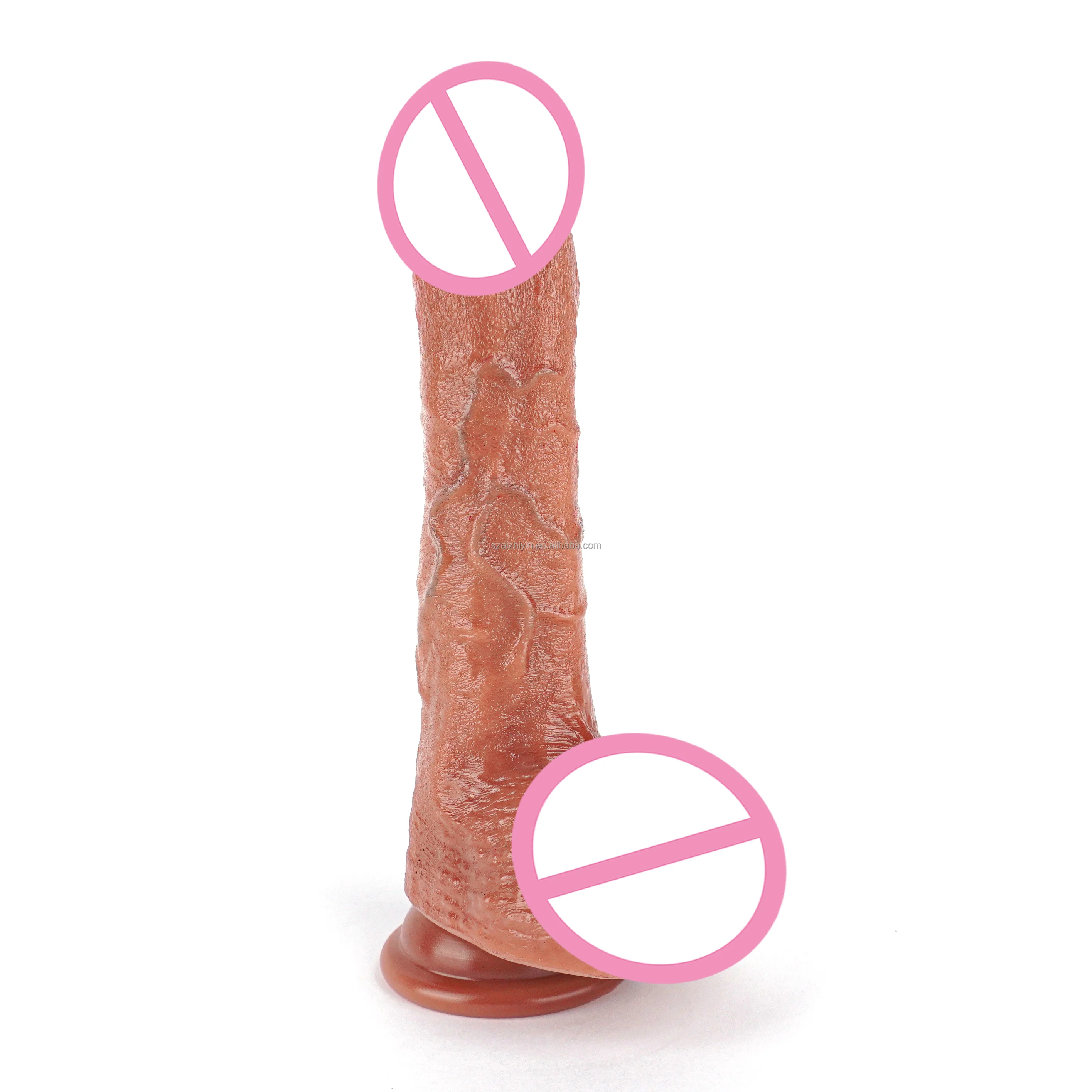 Hot on sell Large Silicone Insertion Dildo G-spot Simulation Penis Dildo masturbator Female Sex Toys