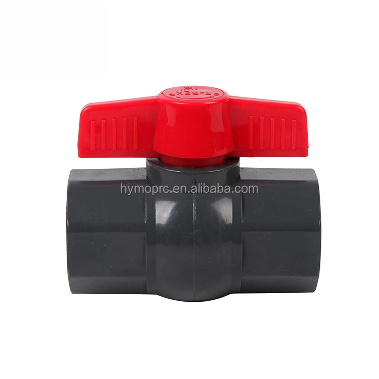 10 лет клапан, высокое качество от китайского производителя пластиковый шаровой кран из ПВХ с муфтой 20 мм