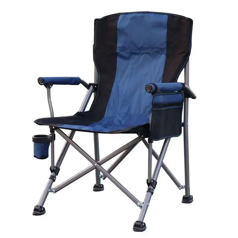 Outdoor Folding Fishing Chair Portable Extra Large Armrest Picnic Camping Chair