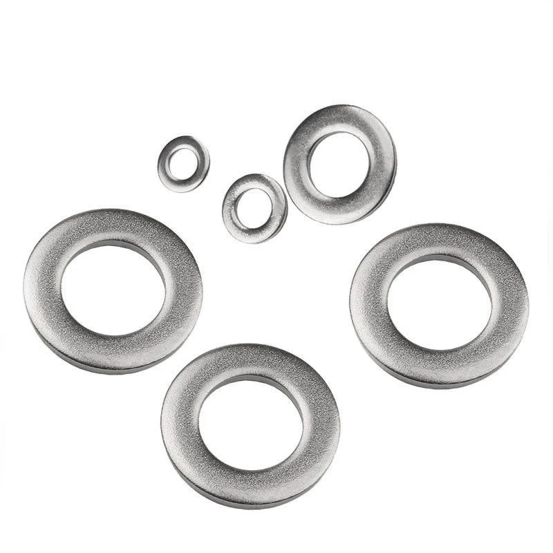 Custom Super Stainless Steel 904L 1.4539 N08904 DIN125A DIN9021 Flat Washer Nut Stud Bolt Plain Finish GB Standard Spring Lock