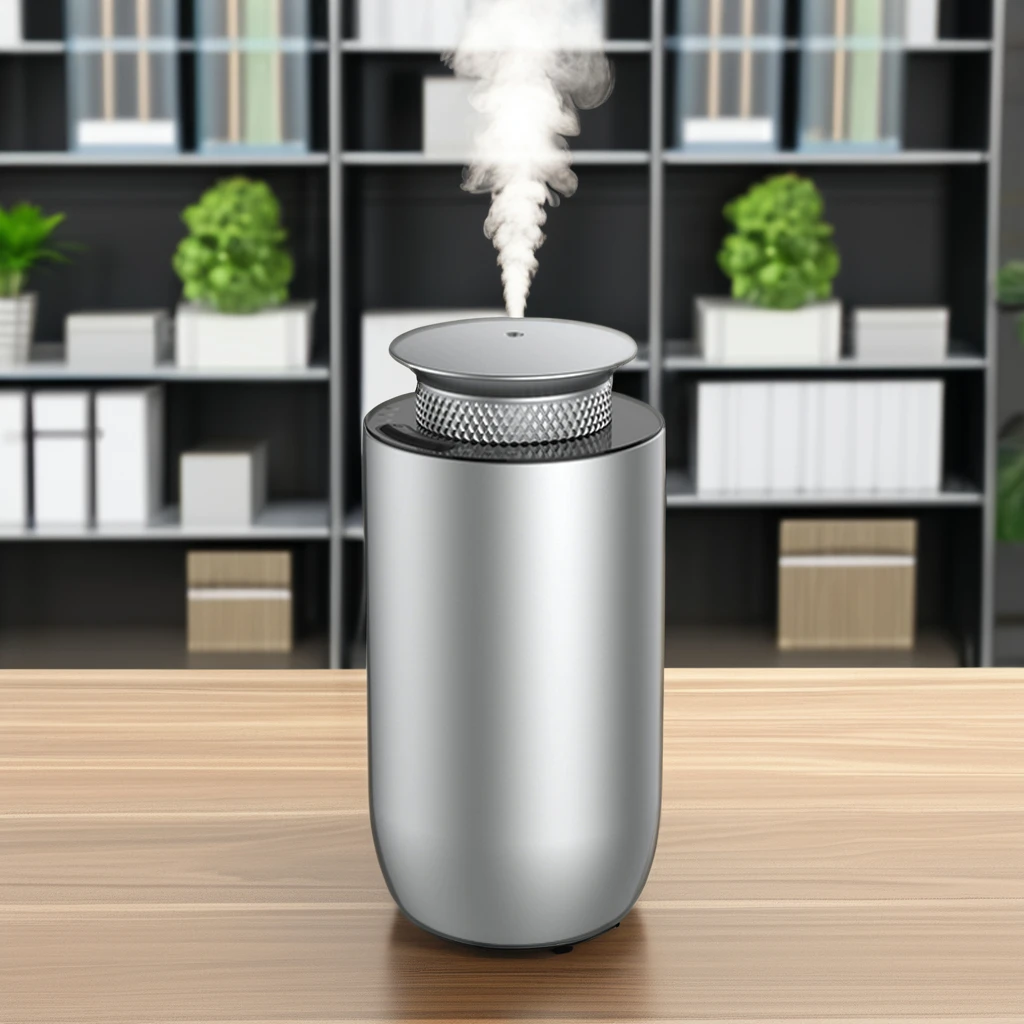 Dermey Luxury Aluminum USB Aroma Diffuser Home and Car Essential Oil Humidifier Scent Machine Air Purifier Fragrance Machine