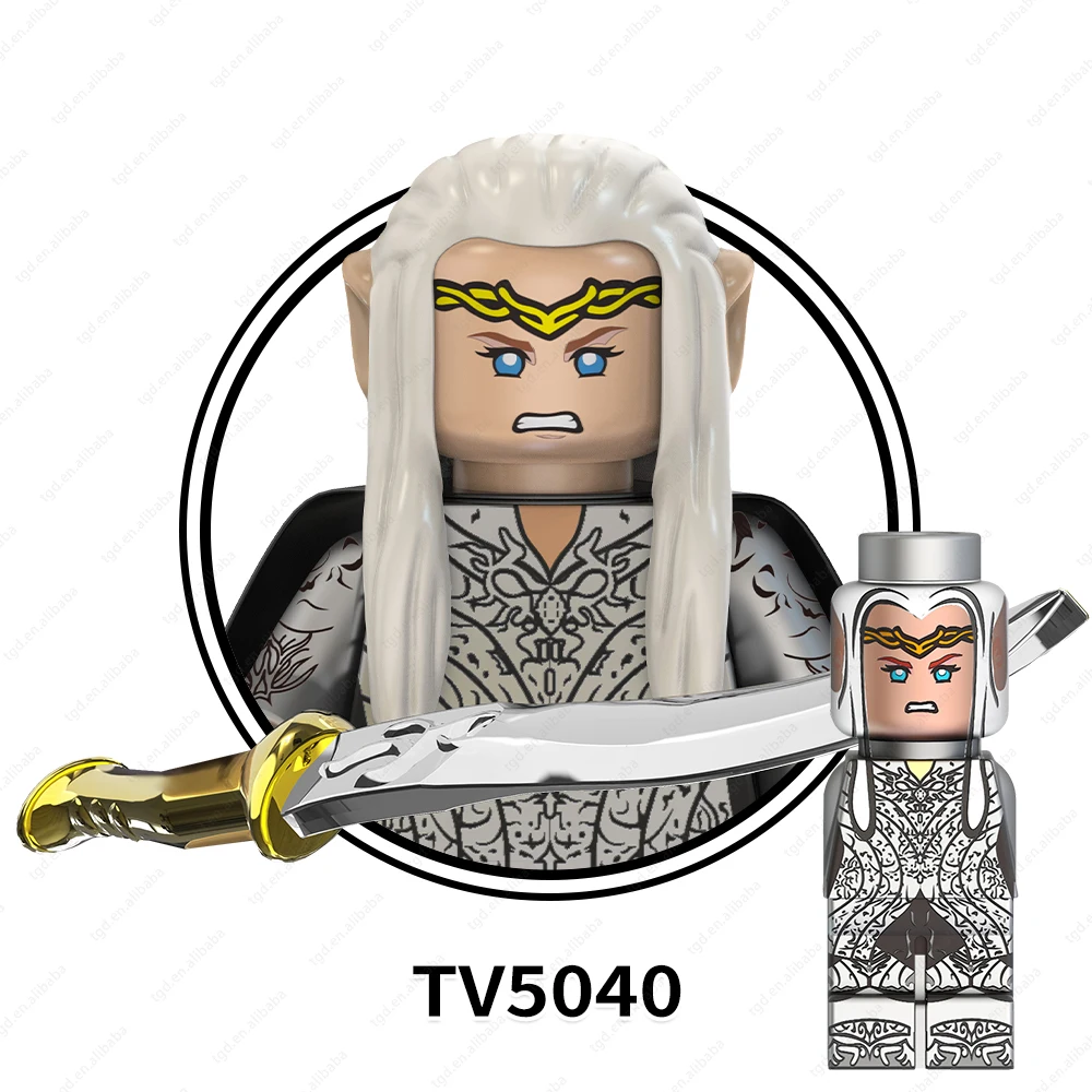 TV6405 Ring Elven Warrior Archer Guards Thranduil Soldier Figures Juguetes Building Block Sets Children Educational Kids Toys
