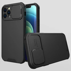 Xihop Luxury Aluminum Slide Window Camera Lens Metal Protection Cell Mobile Back Cover Phone Case for i Phone 13 Pro Max