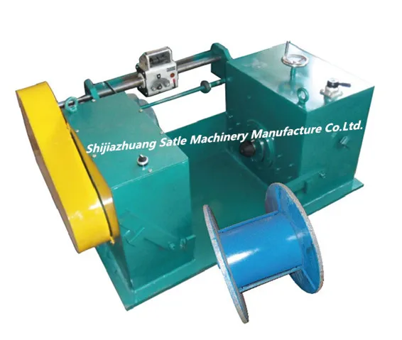 Coiler/spooler takeup machine for wire drawing machine