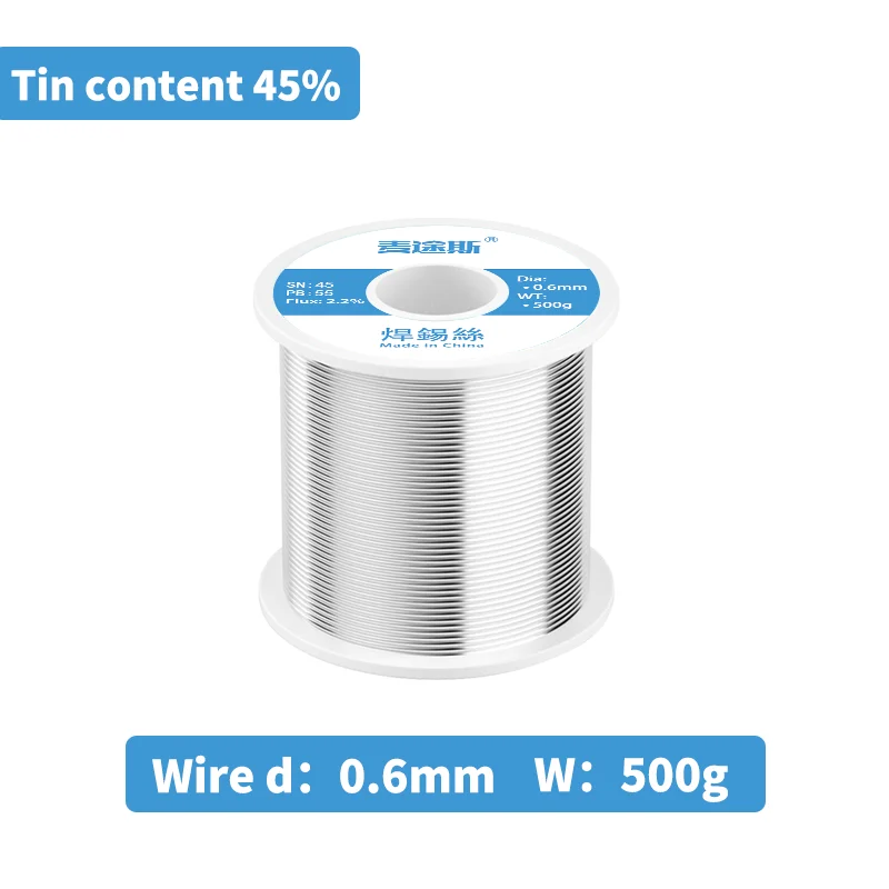 Myto 500g solder wire 0.6mm 0.8mm 1.0mm 1.2mmsn45pb55 super solder wire solder tin