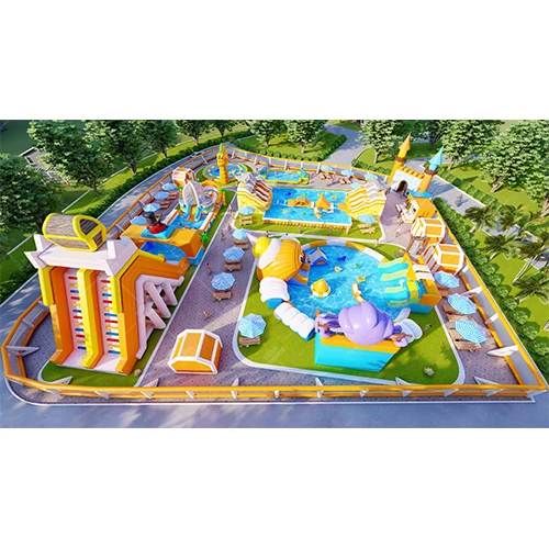 Kids land water park  inflatable customized large inflatable products outdoor playground inflatable equipment water park