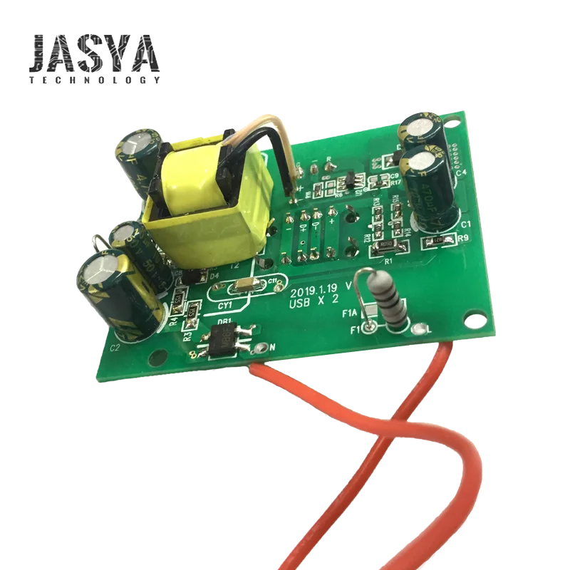 5v 1a 2a 2.5a 3a 3.5a wall charger PCBA dual USB mobile charger pcb assembly