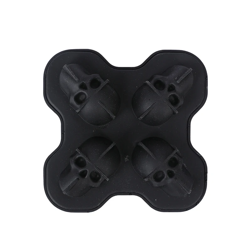 Logo Square Ice Mold Lattice Silicone Decorative Ice Cube Tray