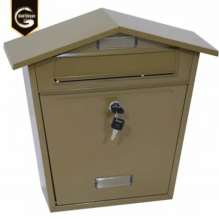 Metal Postbox Factory Metal Outdoor Mailbox Apartment Waterproof Metal Letterbox Parcel Mailbox