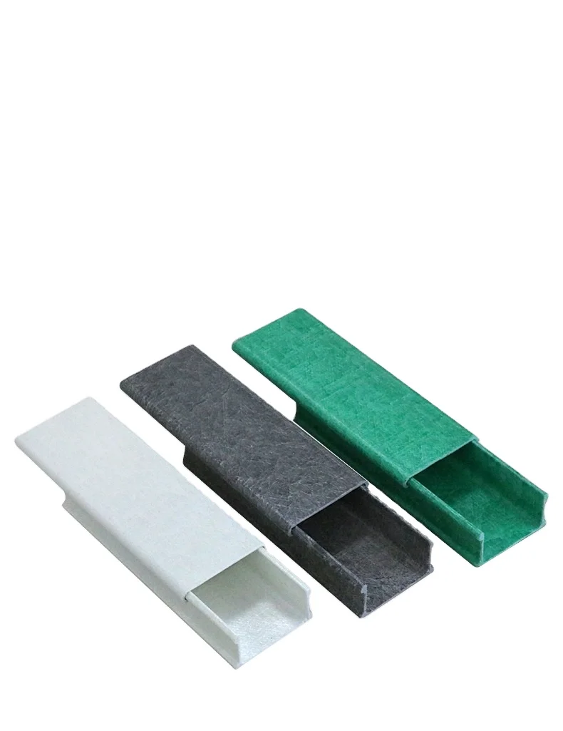Hot sales of fiberglass  cable tray manufacturers of various colors frp cable tray for Cable system