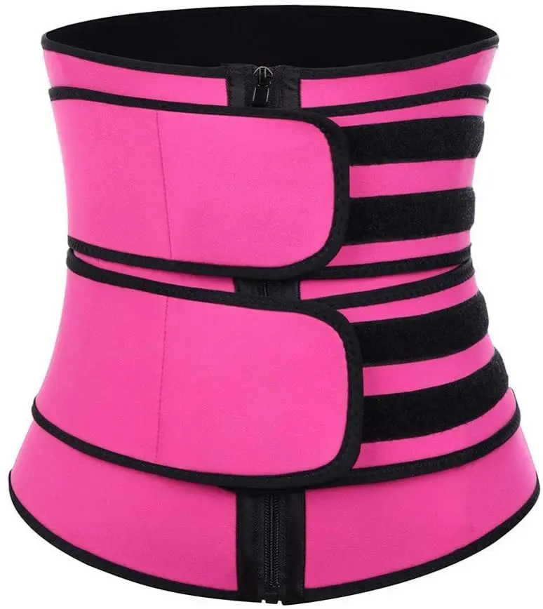 Neoprene Sauna Waist Trainer Corset Sweat Belt for Women Weight Loss Compression Trimmer Workout Fitness