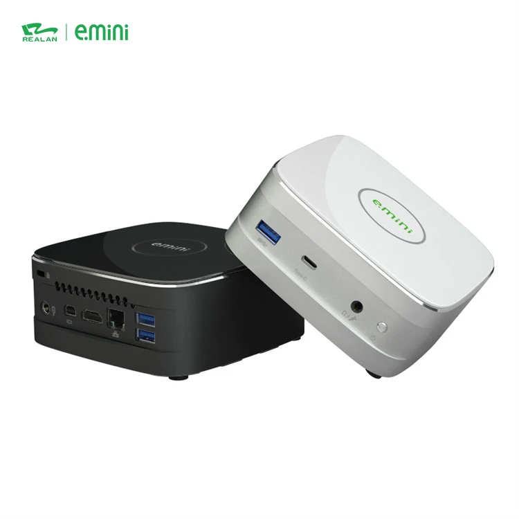 fanless thin client linux x86 dual core mini pc barebone desktop computer