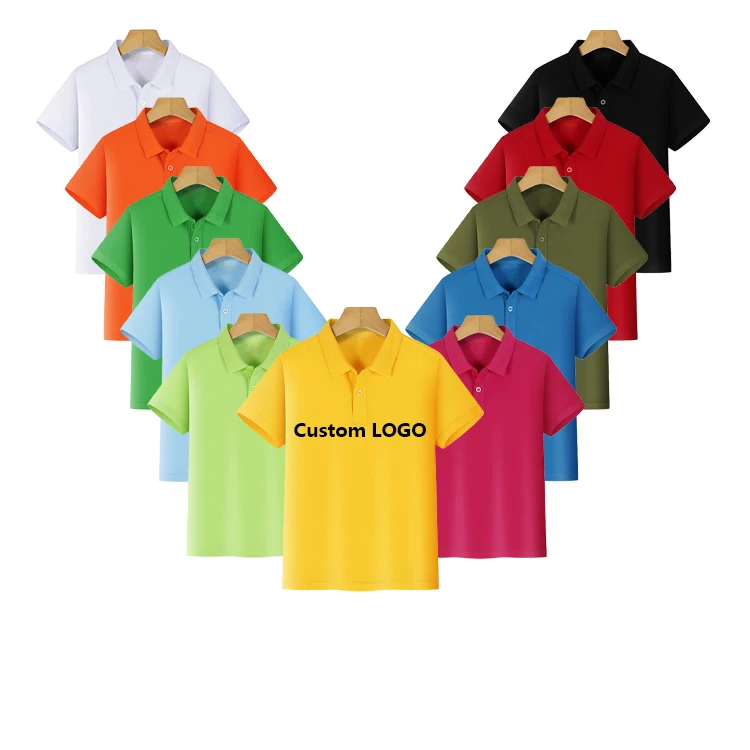 Wholesale Boys T-shirts & Polo Shirts Blank Kids School Uniform Cotton Children Polo Shirt
