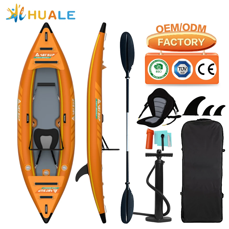 2024 Water Sport Custom Durable Pvc Canoes Foldable Kayak Seat Double Waterproof Vinyl Kayak Boat 2 Person Fishing Stabilizer
