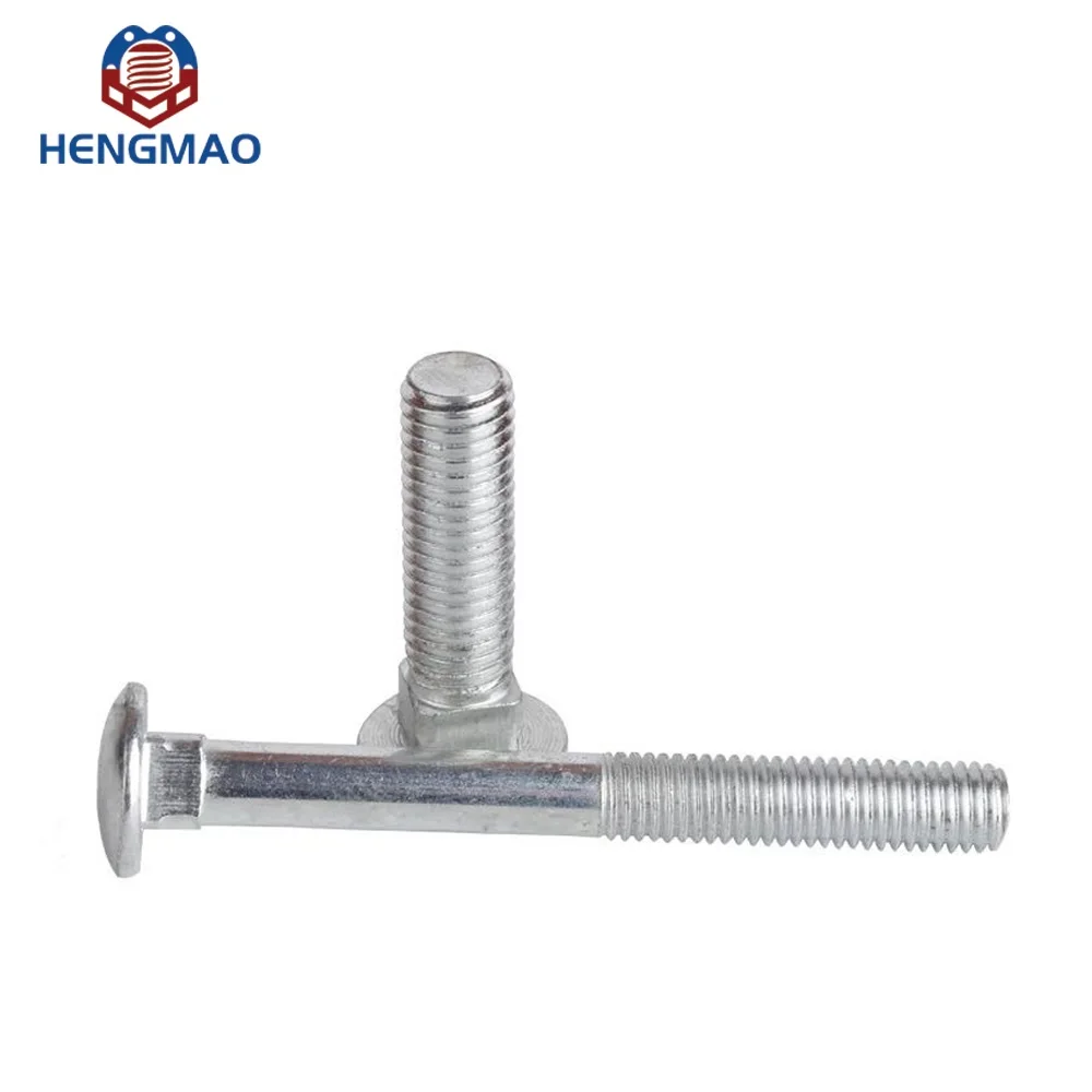 Square Neck Carriage Bolt Stainless Steel DIN603 Mushroom Head Square Neck Carriage Bolt