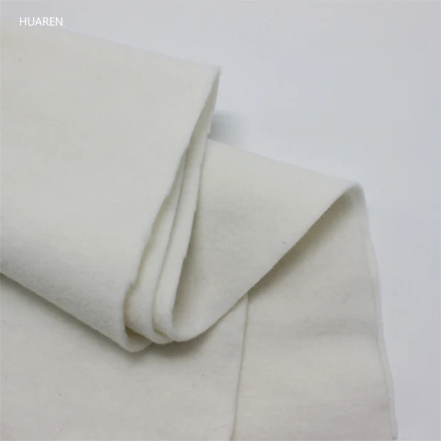 industrial Flame retardant felt roll white black color factory