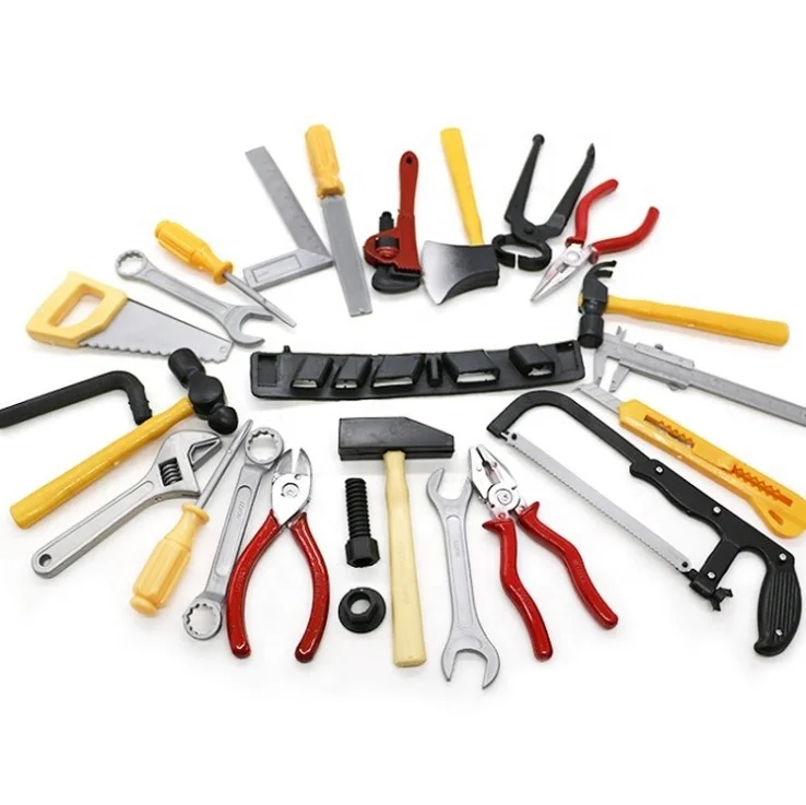 Cheap Simulated role play house DIY Tool set 14 pieces screwdriver plastic repair boy toys tool Games set for kid