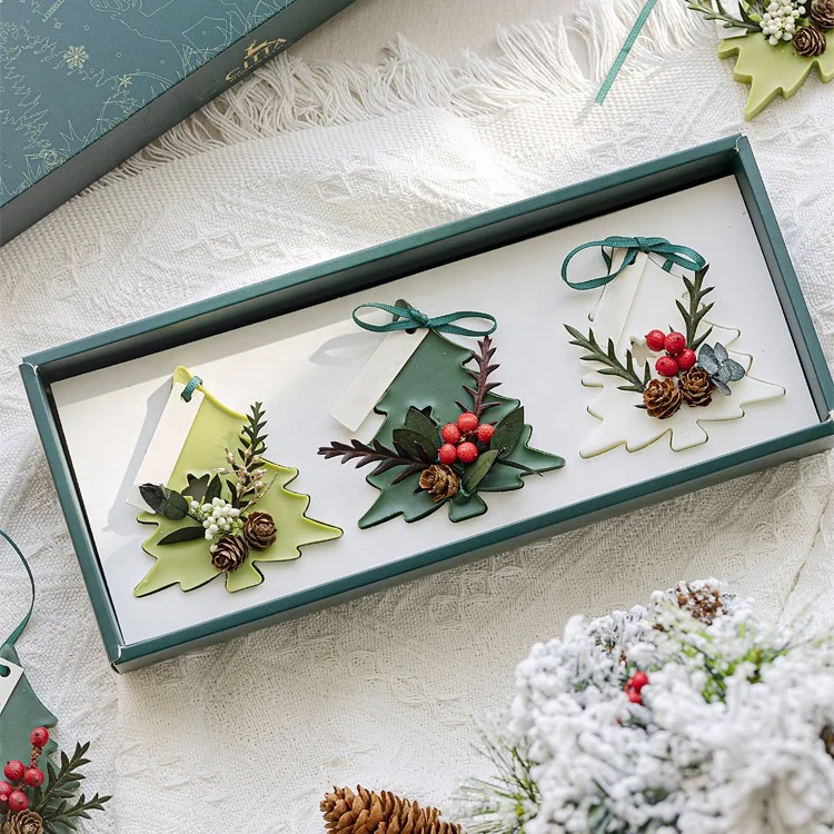 Private Label Scented Candles Multi Dried Flowers Soy Wax Tablet for Christmas Holiday Room