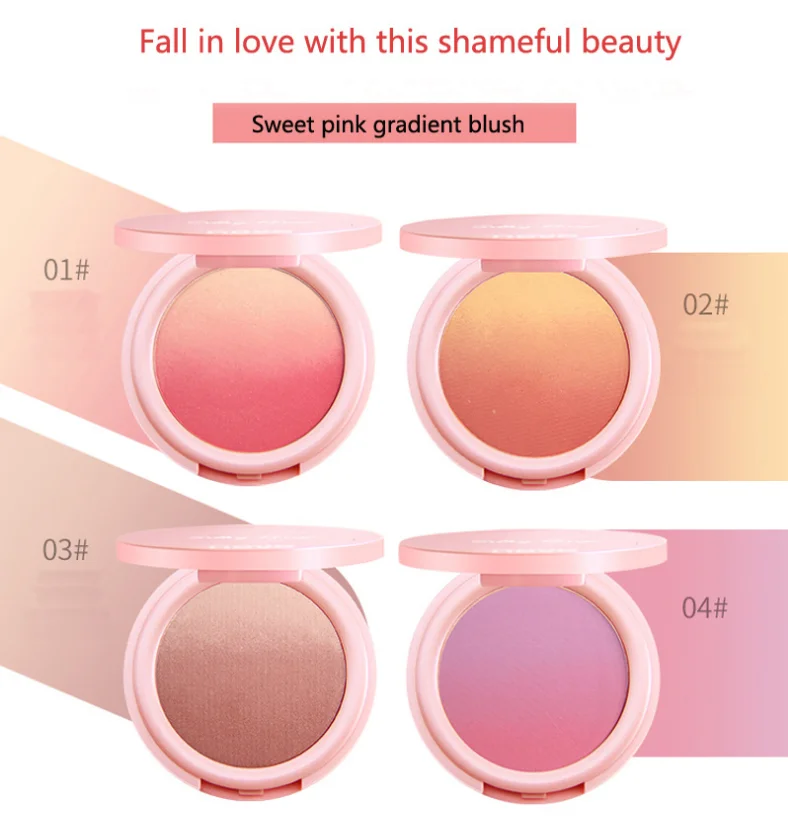 Пудра Румяна Макияж собственной марки Румяна miss rose putty blush