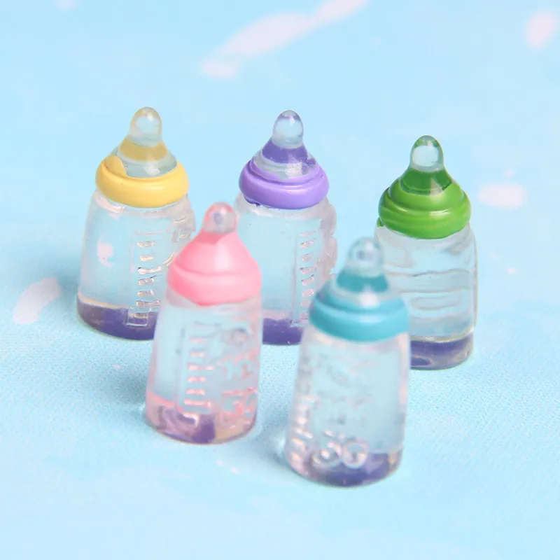 
Free Shipping Wholesale Cute Mini Feeding Bottle Charms Resin Embellishments Adorable Diy Decoration Resin Accessory Crafts  (62285340134)