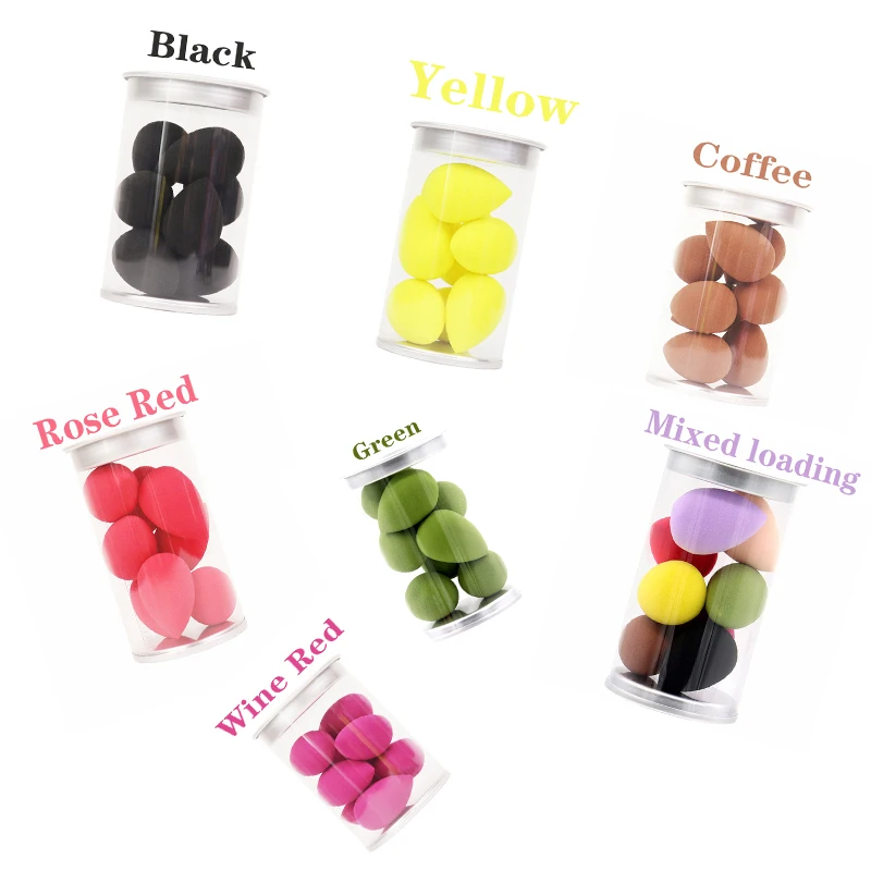 Factory Price Cosmetic Powder Puff High Quality 8 Pack Mini Beauty Powder Puff Non-Latex Wet And Dry Custom Beauty Sponge Logo
