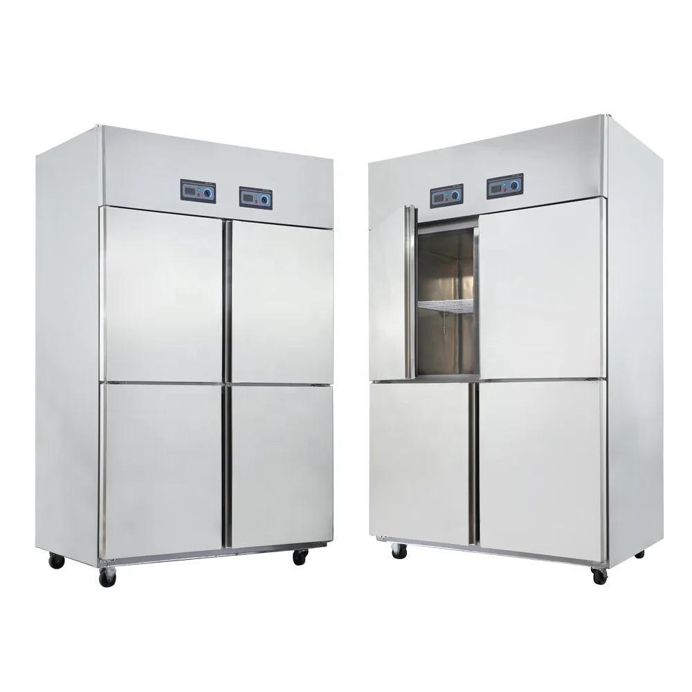 High quality good price restaurant kitchen equipment dubai UK US style reach in refrigerator vertical