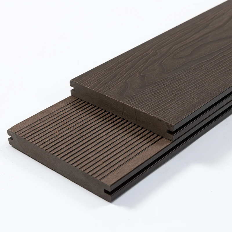 LYW Difficult Distortion Environmental friendly swimming pool deck floor composite wpc decking floor