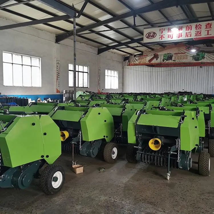 High Efficiency Wholesale Price Round Baler Straw Hay Net Round Baler Wrapper Combination Net Round Baler For Farm