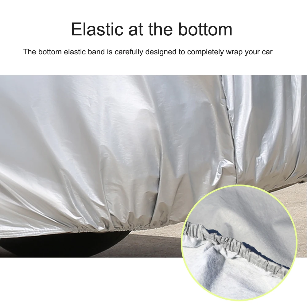 Mucheky Waterproof All Weathe Protector Hail Windproof UV Resistant Snow Rain Dust Hail Protection Car Covers For MPV SUV Sedan